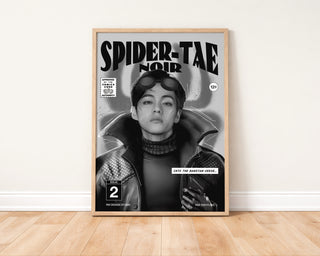 Spider-Tae Noir Comic Book Art Print