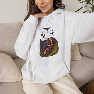 Fourth Bone Dachshund Cozy Reading Hoodie | Dog Lover Gift