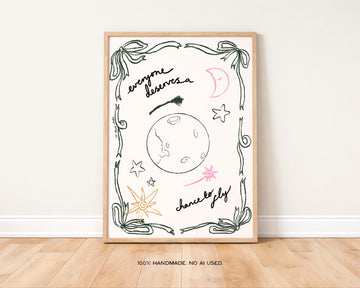 Everyone Deserves A Chance To Fly Art Print without a frame