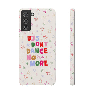 DJs Don't Dance No More Colorful Stars Graphic Snap Case