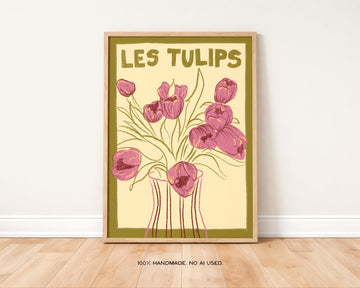Les Tulips Art Print without a frame