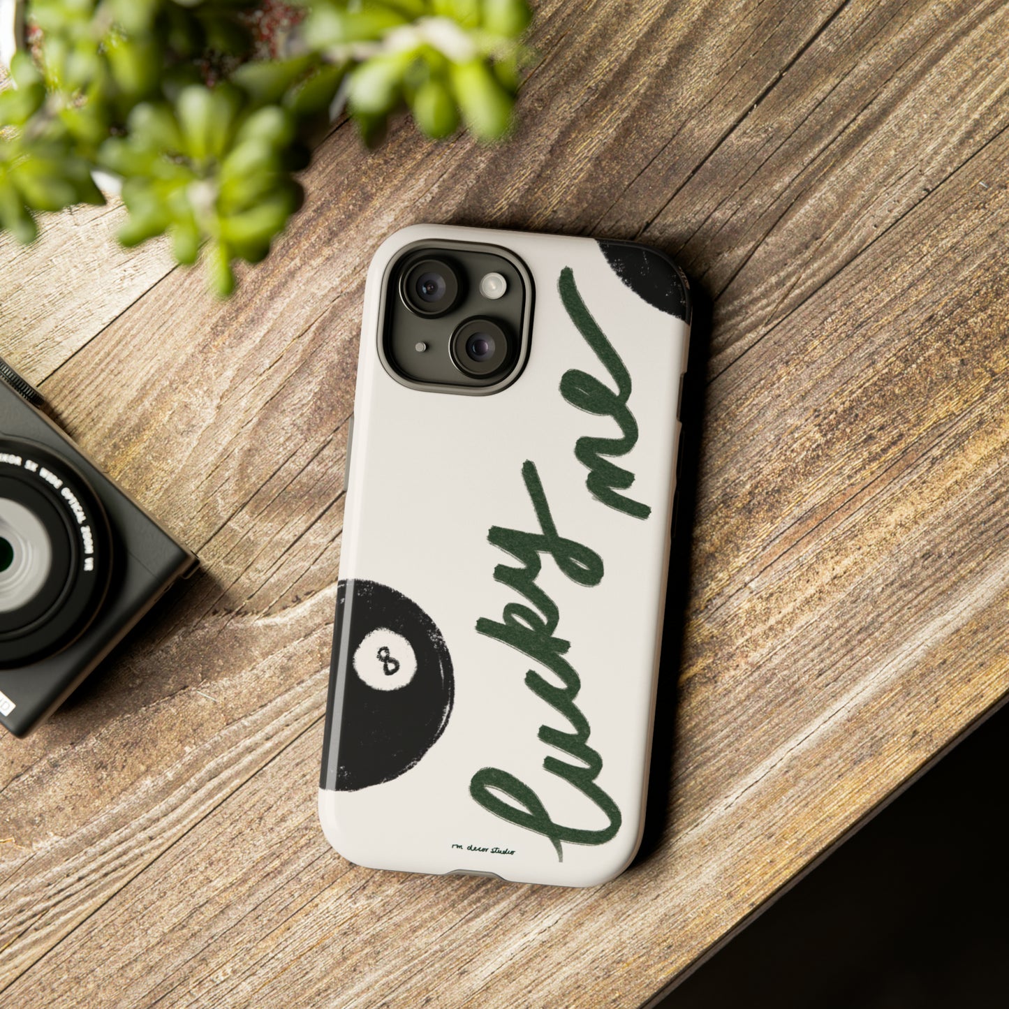 'Lucky Me 8 Ball' Double-Layered Protection Phone Case