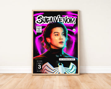 Suga-Venom Comic Book Art Print without a frame