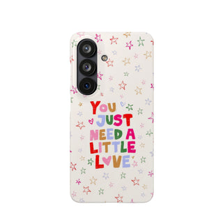 You Just Need a Little Love Phone Case — Cute Pastel Stars iPhone Snap Case