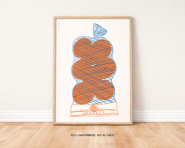 Oranges Art Print without a frame