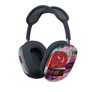 Fake Love Retro Collage Sticker AirPod Max Case