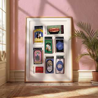 Bangtan OT7 Matchbox Print