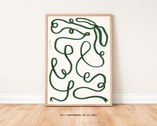 Green Bow Print | DIGITAL DOWNLOAD