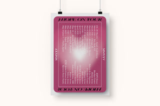 Hope On The Stage Heart Card Art Print