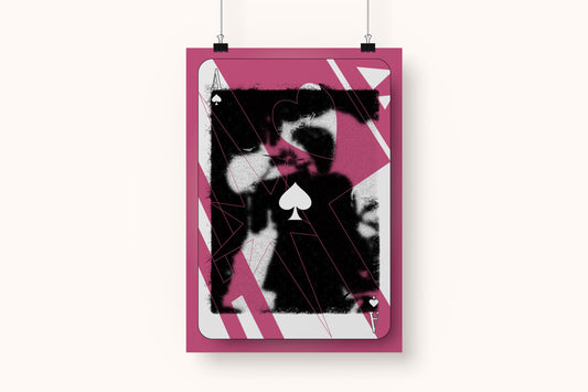 Hope On The Stage Spades Card Art Print