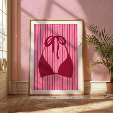 Bikini Top Art Print without a frame