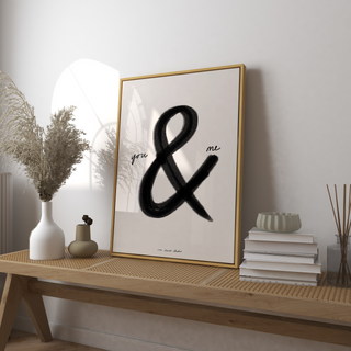 You and Me Art Print