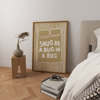 Snug As A Bug Art Print DIGITAL DOWNLOAD
