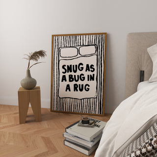 Snug As A Bug Art Print DIGITAL DOWNLOAD