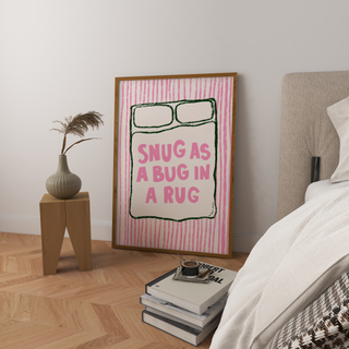 Snug As A Bug Art Print DIGITAL DOWNLOAD