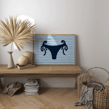 Bikini Bottom Art Print without a frame
