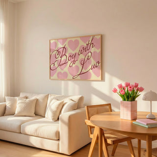 Boy With Luv Art Print