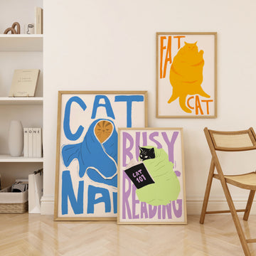 Cat Print Bundle without a frame