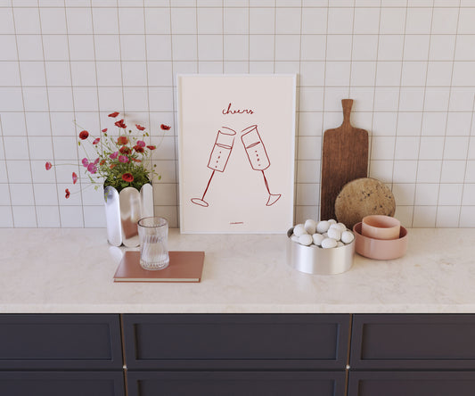 Cheers Print