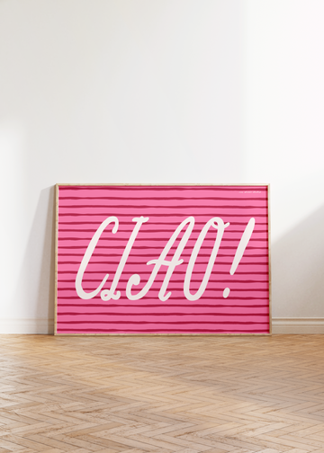 Ciao! Art Print without a frame
