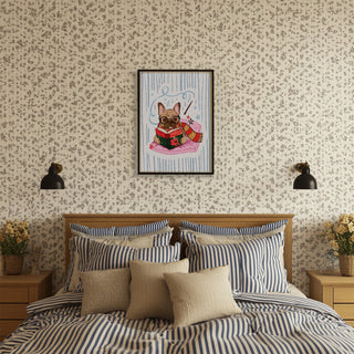 French Bulldog 'Doggy Potter' Art Print | Fantasy Book Lover Print