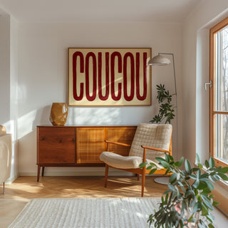 Cou Cou "Hello" in French Art Print