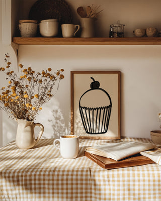 Minimal Cupcake Art Print