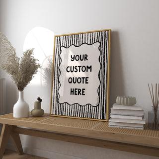 Custom Quote or Lyric Art Print