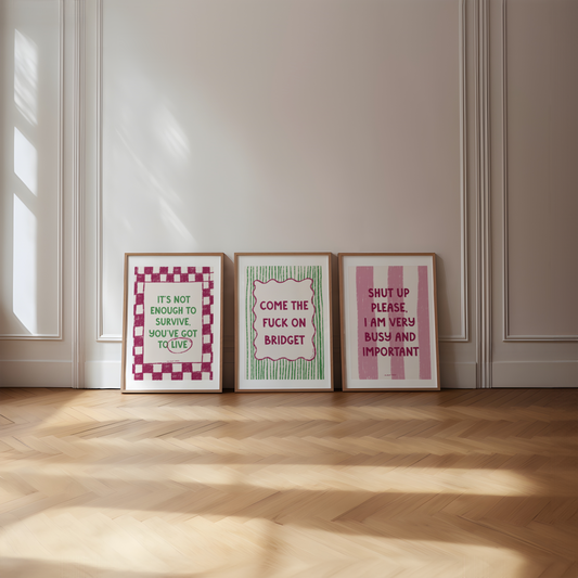 Bridget Set of 3 Art Print