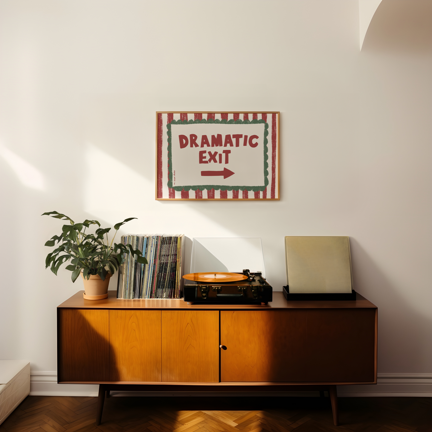 Dramatic Exit Art Print