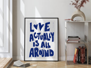 Love Actually is All Around DIGITAL DOWNLOAD (Blue)