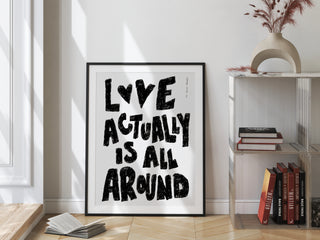 Love Actually is All Around DIGITAL DOWNLOAD (Black)
