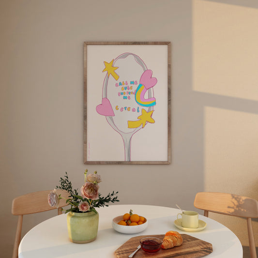 Feed Me Cereal Print