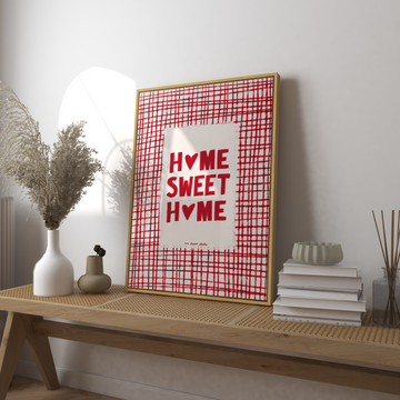 Home Sweet Home Art Print without a frame