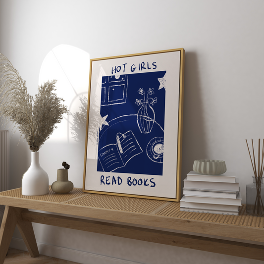 Hot Girls Read Books 2 Print DIGITAL DOWNLOAD