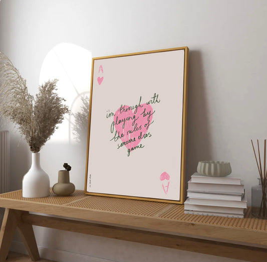 Someone Else’s Game Art Print DIGITAL DOWNLOAD