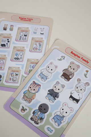'Bangtan Family' Sticker Packs