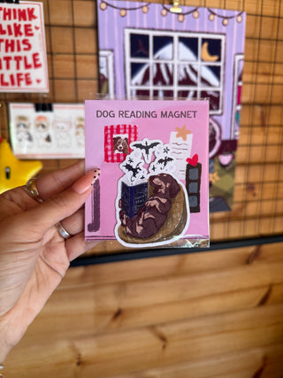 Dog Fantasy Reading Magnet Set of 5
