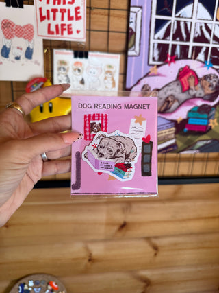 Dog Fantasy Reading Magnet Set of 5