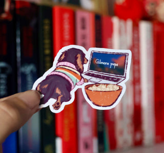 Gilmore Pups Dog Fantasy Reading Sticker
