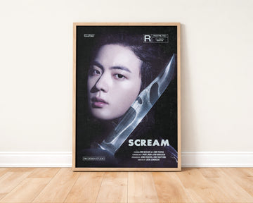 Jin Scream Halloween Movie Poster Print without a frame