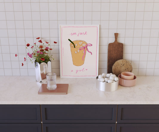 I'm Just a Girl Print