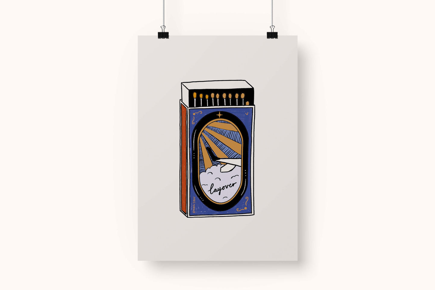 Bangtan Members Matchbox Prints