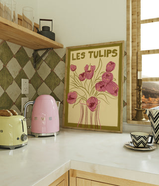 Les Tulips Art Print