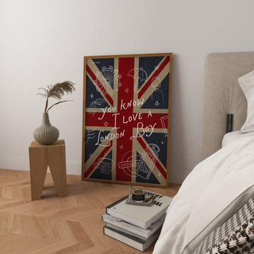 London Boy Art Print without a frame