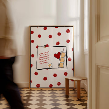 Love Actually is All Around Art Print without a frame