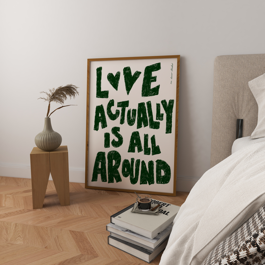 Love Actually is All Around Green DIGITAL DOWNLOAD