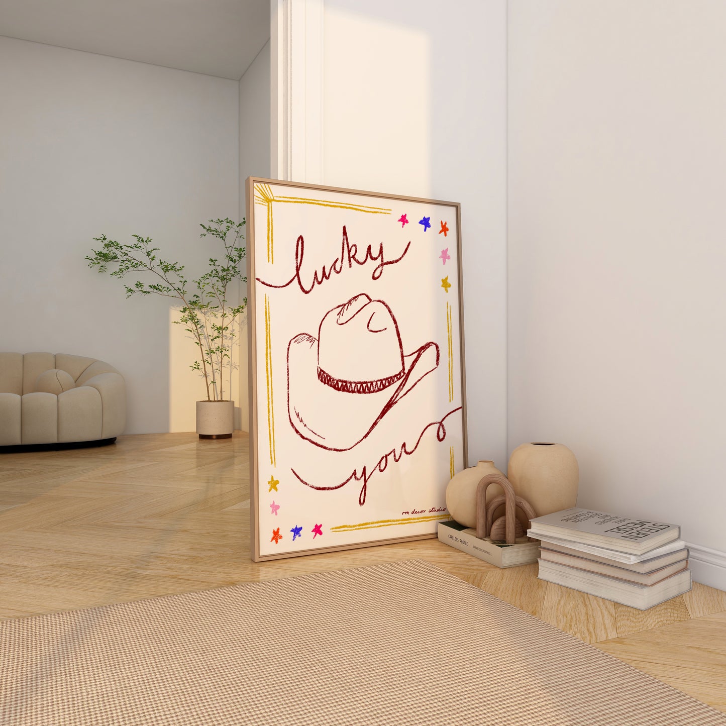 Cowboy Print Set