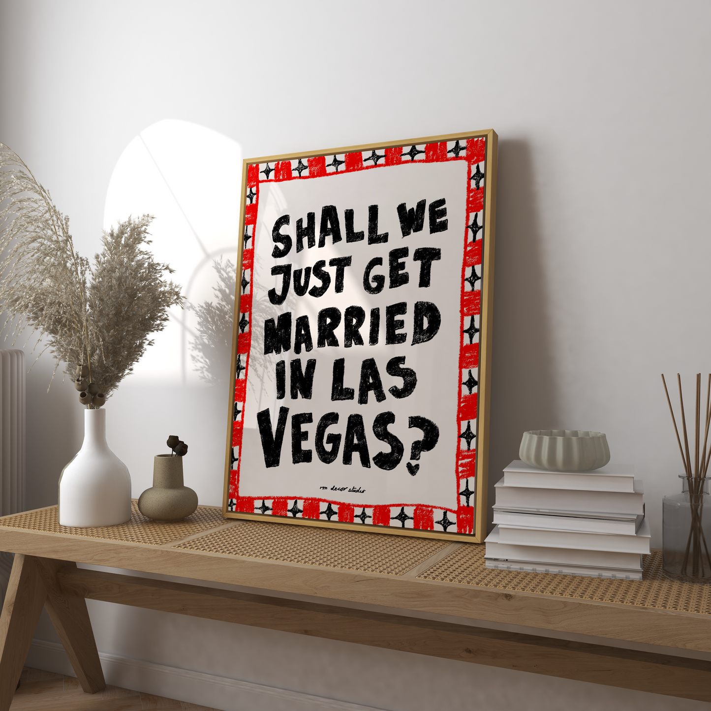 Married in Vegas Art Print DIGITAL DOWNLOAD
