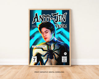 Anti-Jin Venom Kim Seokjin Art Print | Digital Download